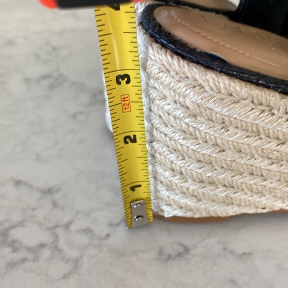 Ralph Lauren Penelopie Navy Espadrille Wedge size 10 - Picture 9 of 9